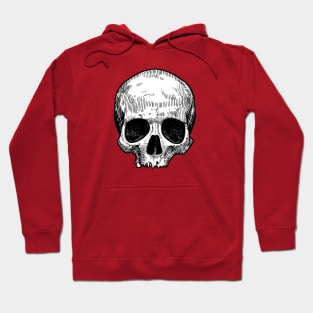 Drawing of a skull Hoodie